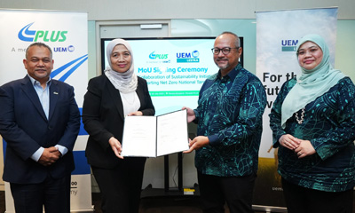 PLUS And UEM Lestra Signed MoU To Explore Large-scale Solar Project